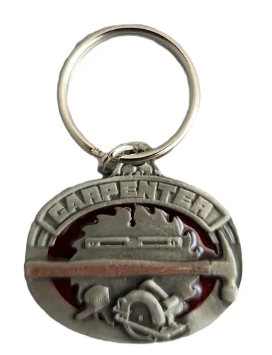 Carpenter Pewter Keychains