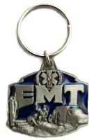 EMT Pewter Keychain