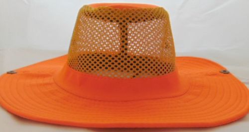 Neon Orange Safari Hat 