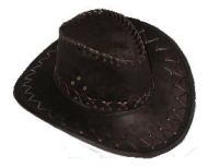Black Adult Cowboy Hat