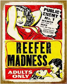 12x15 Metal Sign "Reefer Madness"