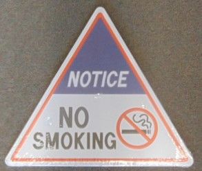 Triangle Sign: No Smoking