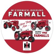 15" Dome Sign: Tractor Collage