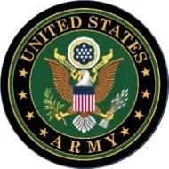 15" Dome Sign "Army Emblem"