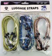 6 pc Assorted Bungees Cord Set