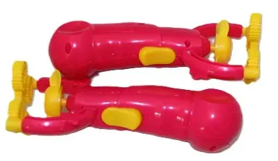 Plastic Bubble Gun Blower-Requires AA Batteries (NOT included)