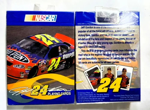 NASCAR #24/Gordon (Gray/Blue) Playing Cards