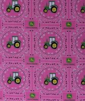 John Deere Bandana (Pink)