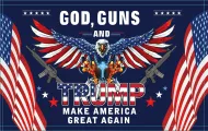 3x5 Flag: God, Guns & Trump