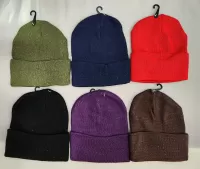 Stocking Cap-6 Asst Solid Colors (Dz)