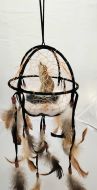 6" Basket with Wolf