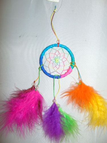 3.15" Tie Dye Dream Catcher