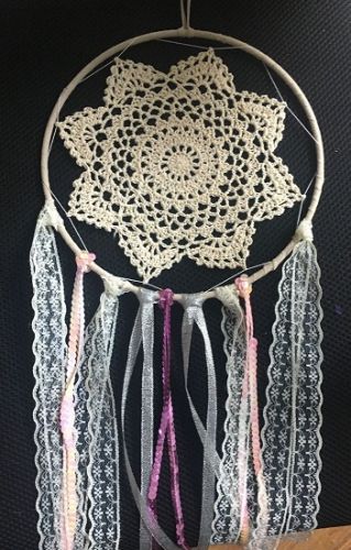 9" Dream Catcher with Ribbon