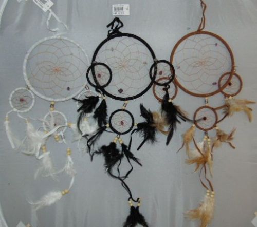 6.5" Dream Catcher with 3-2" Circles (3 asst)