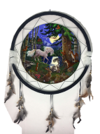 6.5" Mandala Dream Catcher Unicorn (6 Assort)