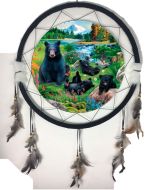 24" Dream Catcher Mandala Single Bear A