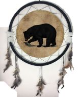 24" Mandala Dream Catcher Single Bear C