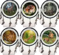 24" Mandala Deer (6 Assortment)