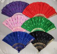 Sequin Folding Fan (dozen)
