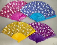 Glitter Star Fan with Matching Handles