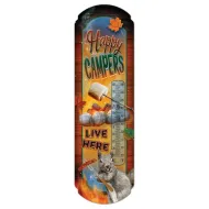 Happy Camper Tin Thermometer