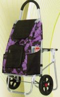 Aluminum Purple Flower Cart with Seat