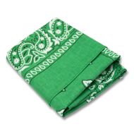 Green Solid Color Bandana (Dozen)