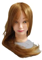 Mannequin Head with Strawberry Blonde Hair