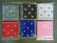 Bandana Solid Paisley Colors (dozen)