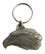 Eagle Pewter Keychain