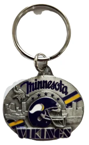 Minnesota Vikings Pewter Keychains