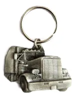 Semi Pewter Keychain