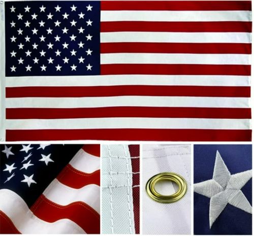 3'x5' Flag "USA" Embroidery