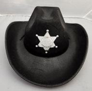 Youth Sheriff Hat Black