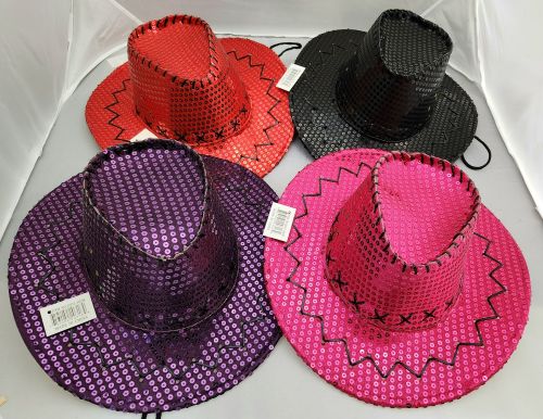 Sequin Youth Cowgirl Hat