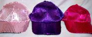 Sequin Baseball Hat 3 Colors (Adult)