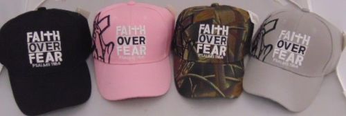 Baseball Cap "Faith over Fear" (4 Assorted Colors)