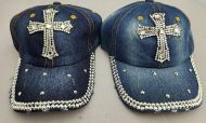 Cross Bling Baseball Cap