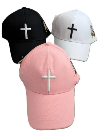 Cross w/ Jesus Hands Baseball Cap