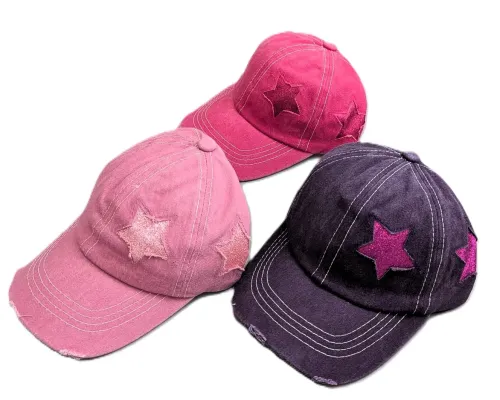 Youth-Star Baseball Cap