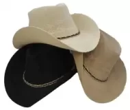 Woven Adult Cowboy Hat 3 Color