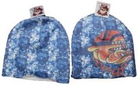 Dog Tattoo Stocking Cap (Blue)