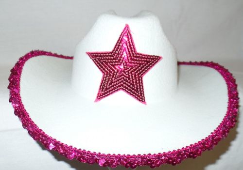 Youth Cowgirl Hat with Sequin Star