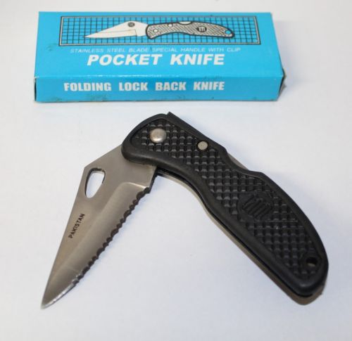 Black Folding Knife