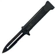 Spring Assisted Knife-Joker Style-Black