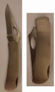 Stainless Steel Knife w/ Serrated Blade
