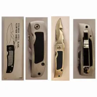 Black/Silver Pocket Knife