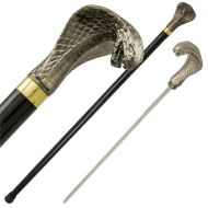 37" Walking Cane with Knife "Cobra"