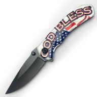 Folding Knife "God Bless"