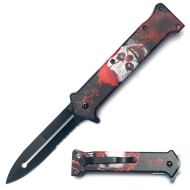 Folding Knife "Clown w/Red Hair Black Background"